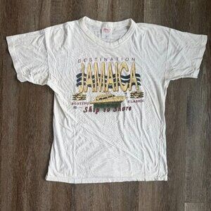 Vintage Jamaica Boating T-Shirt Medium Single Stitch